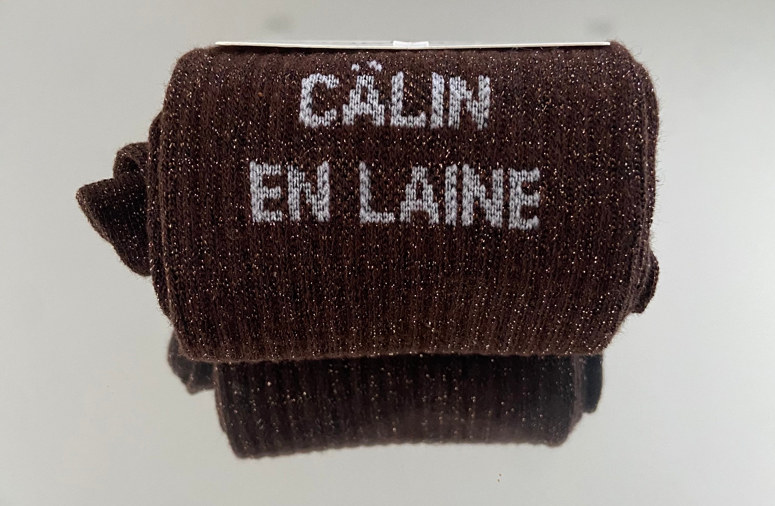 Chaussettes à paillettes - Câlin en laine