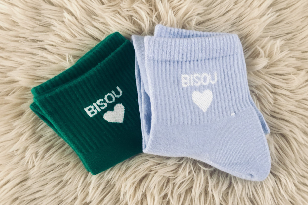 Chaussettes Bisou - Vert