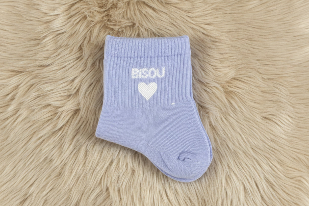 Chaussettes Bisou - Lavande