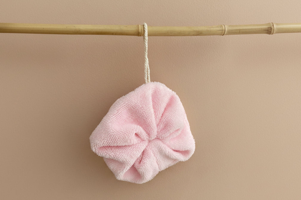 Fleur de douche en bambou Huguette - Rose