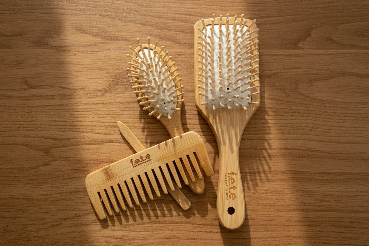 Brosse à Cheveux en Bambou Monique