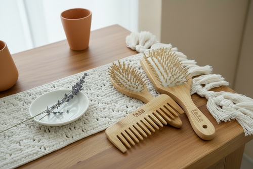 Brosse à Cheveux en Bambou Yvette
