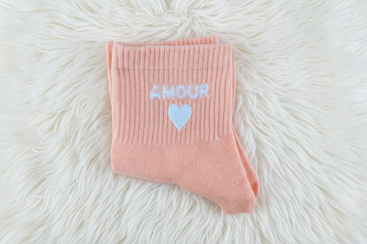 Chaussettes Amour - Orange